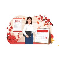 Ngày đi làm lại sau Tết Âm lịch năm Bính Ngọ 2026 là ngày mấy?