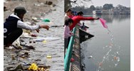 Xả rác xuống sông lúc cúng ông Công, ông Táo có bị phạt không?