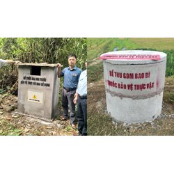 Nhận chuyển giao bao gói thuốc bảo vệ thực vật sau sử dụng ở bể chứa