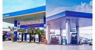 Vị trí lắp đặt cột bơm xăng dầu của cửa hàng xăng trên mặt đất