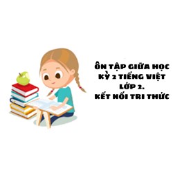 Ôn tập giữa học kì 2 Tiếng Việt lớp 2 Kết nối tri thức mới nhất