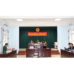 VAHS thuộc thẩm quyền xét xử sơ thẩm của Toà án quân sự quân khu