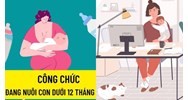 Công chức nhà nước nuôi con dưới 12 tháng tuổi có được đi muộn 30p