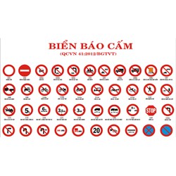 Ý nghĩa sử dụng của biển báo cấm trong giao thông đường bộ