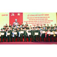 Tiêu chuẩn về danh hiệu Giáo viên dạy giỏi cấp Bộ Quốc phòng