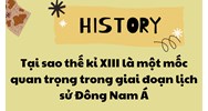 Tại sao thế kỉ XIII là một mốc quan trọng trong giai đoạn lịch sử Đông Nam Á