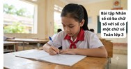 Bài tập Nhân số có ba chữ số với số có một chữ số Toán lớp 3
