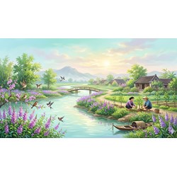 Dàn ý Phân tích bài thơ Mùa xuân nho nhỏ của Thanh Hải chi tiết