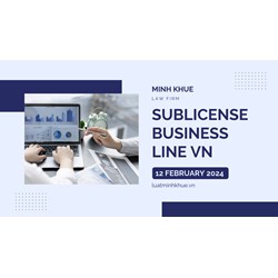 Sublicense Required Conditional Investments in Vietnam