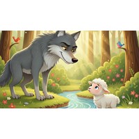 Kể lại một truyện ngụ ngôn Chó sói và chiên con siêu hay