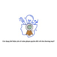Các dạng thể hiện yếu tố xâm phạm quyền đối với tên thương mại?