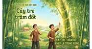 Kể lại câu chuyện Cây tre trăm đốt theo lời kể anh Khoai hay nhất