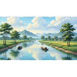 Tả dòng sông Mã siêu hay, đạt điểm cao -  Tập làm văn lớp 5
