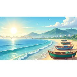 Tả cảnh biển Đà Nẵng siêu hay, đạt điểm cao