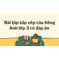 Bài tập sắp xếp câu tiếng Anh lớp 3 có đáp án mới nhất 2024
