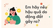 Em hãy nêu hậu quả do động đất gây ra? - Địa lý lớp 6