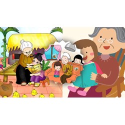 Tả bà đang kể chuyện chọn lọc hay nhất - Tập làm văn lớp 5