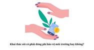 Khai thác sỏi có phải đóng phí bảo vệ môi trường hay không?