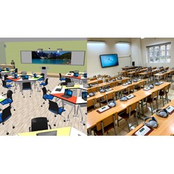 Diện tích tối thiểu phòng học bộ môn Ngoại ngữ của trường tiểu học