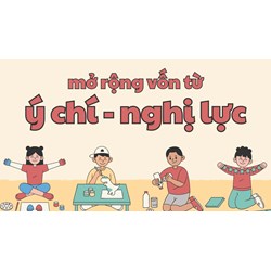 Luyện từ và câu lớp 4 tuần 13 Mở rộng vốn từ: Ý chí - Nghị lực