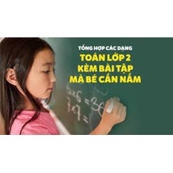 4 dạng Toán lớp 2 về số và phép tính kèm cách giải và bài tập
