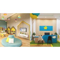 Bố trí khối phòng phục vụ học tập của trường mầm non thế nào?