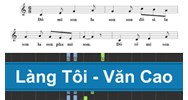 Tập đọc nhạc số 5 lớp 8 bài Làng tôi có tên nốt