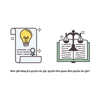 Mức phí đăng ký quyền tác giả, quyền liên quan đến quyền tác giả?