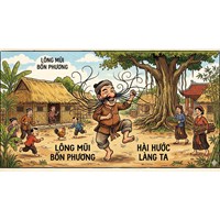 Phân tích bài ca dao “Lỗ mũi mười tám gánh lông" siêu hay