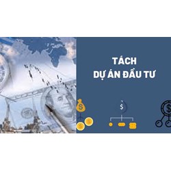 Có được thực hiện chia tách dự án đầu tư hay không?