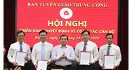 Thành phần lãnh đạo Ban Tuyên giáo Trung ương như thế nào?