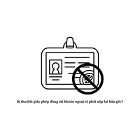 Bị thu hồi giấy phép dùng tài khoản ngoại tệ phải nộp lại bản gốc?