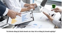 Tài khoản đăng ký kinh doanh xác thực hồ sơ đăng ký doanh nghiệp?