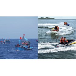 Hoạt động vui chơi giải trí dưới nước trên vùng nước cảng biển thuộc vùng nào?