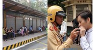 Hành vi uống rượu tại trạm xe buýt thì sẽ bị phạt bao nhiêu tiền?