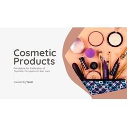 Procedure about Publication of Cosmetic Circulation in Vietnam