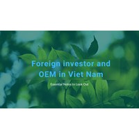 Foreign investors and OEMs in Vietnam: Essentials to Look Out For