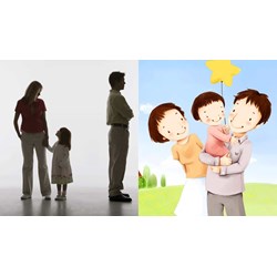 Cha mẹ ly hôn thì con chưa thành niên có nơi cư trú khác cha, mẹ?