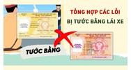 Các lỗi vi phạm giao thông bị tước giấy phép lái xe máy 2025