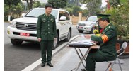 Cấm sử dụng ô tô mang biển số quân sự đi tham quan lễ hội