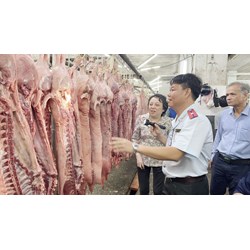 Kiểm tra động vật sau giết mổ gia súc nuôi có phải đóng dấu không?