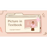 Are Picture in Textbooks seen as violating Copyright Protection?