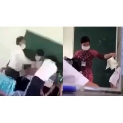 Giáo viên có được tát học sinh, vứt sách vở xuống đất không?