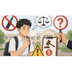 Học sinh hút thuốc lá điện tử có bị phạt không?