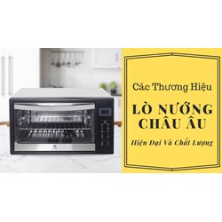 Top 5 thương hiệu lò nướng châu Âu bền đẹp cho gia đình