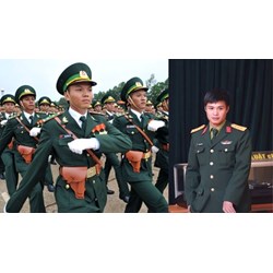 Trang phục dự lễ mùa đông của nam sĩ quan quân đội nhân dân