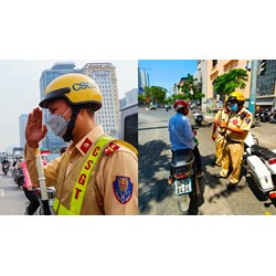 Cảnh sát giao thông phải thực hiện chào người đang có lệnh truy nã?