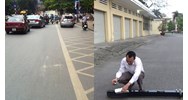 Số phân cấp mặt đường với thiết bị đo võng bằng quả nặng thả rơi?