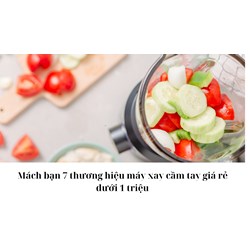 Mách bạn 7 thương hiệu máy xay cầm tay giá rẻ dưới 1 triệu