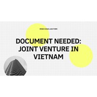 A Document regarding Joint Venture Company Establishment in VN